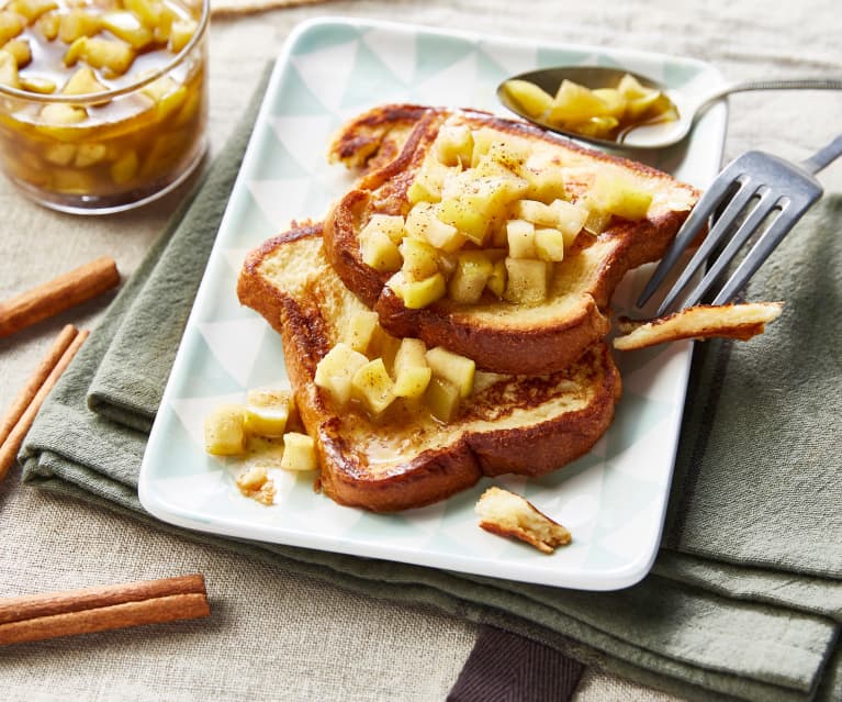 Brioche perdue aux pommes