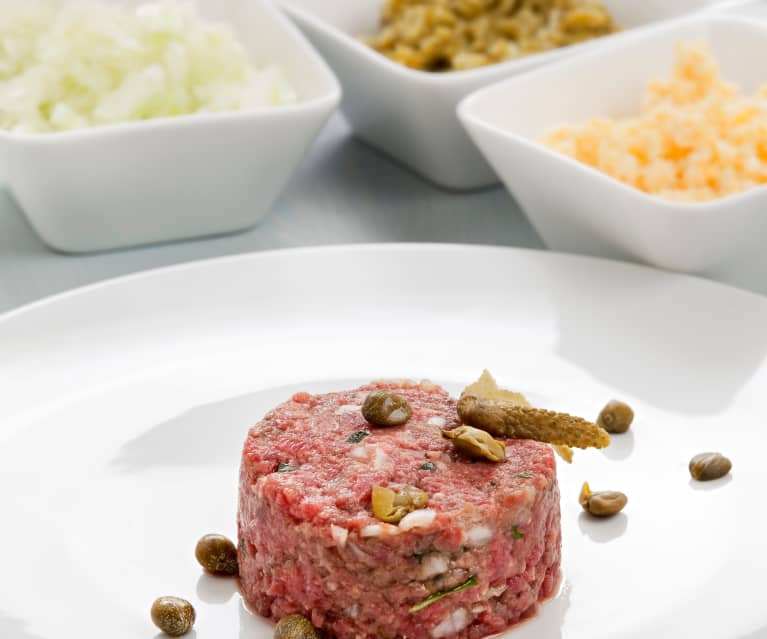 Klassisches Beefsteak Tatar