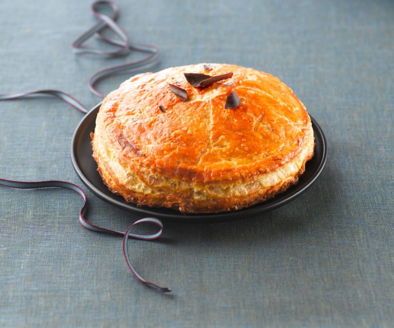 Galette des rois aux poires et au chocolat 