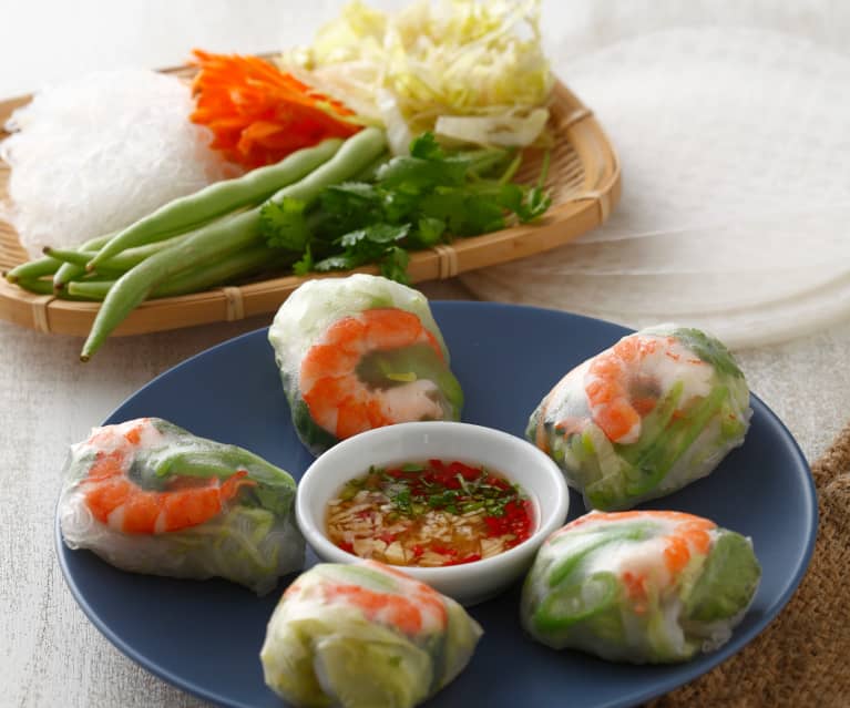 Fresh Prawn Spring Rolls