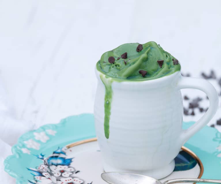 Gelado de spirulina