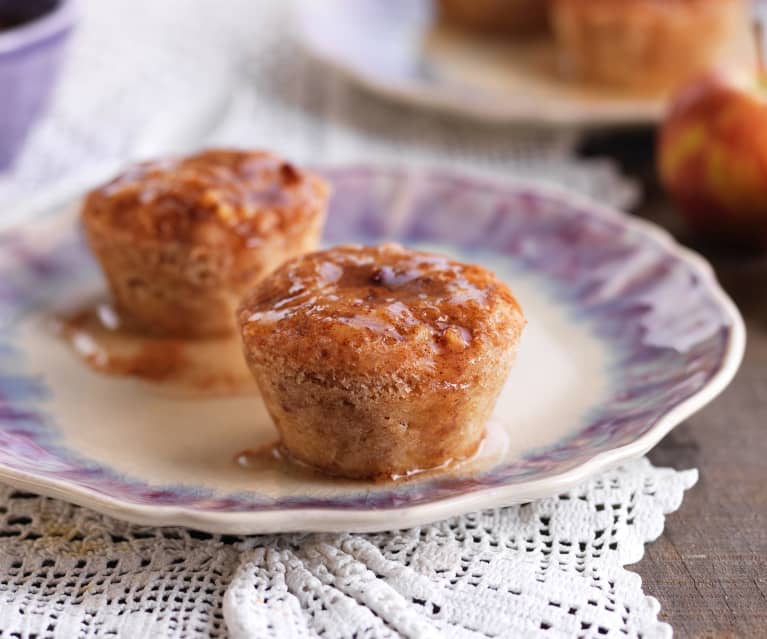 Muffin di mela e limone al vapore