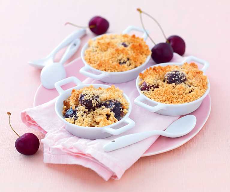 Crumble Pommes Cerises Sans Gluten Et Sans Lactose Cookidoo The Official Thermomix Recipe Platform