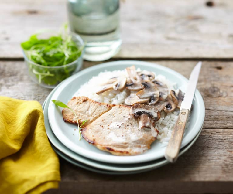 Escalope de veau à la normande