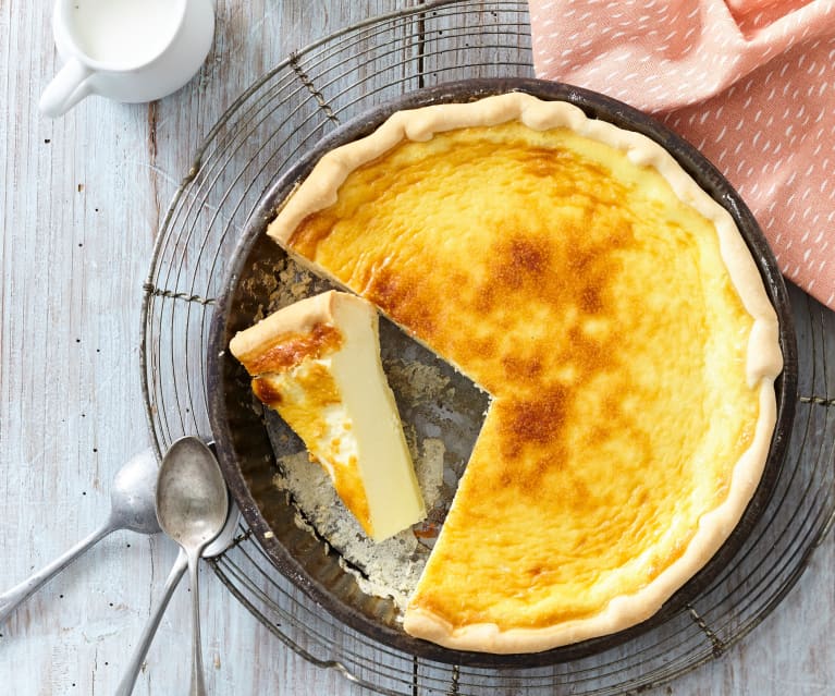 Tarte sucrée au fromage frais