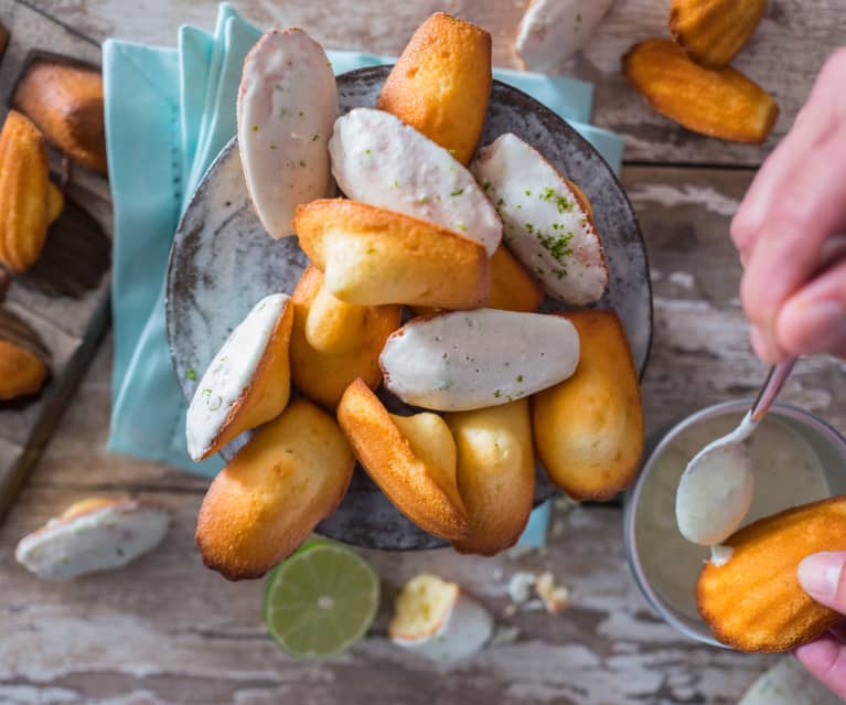 Madeleines au citron vert