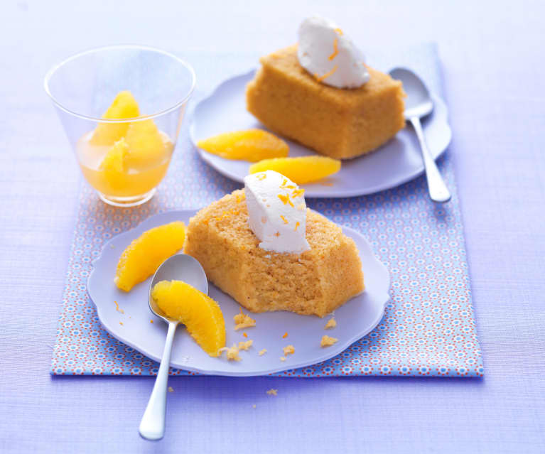 Gâteau vapeur à l'orange