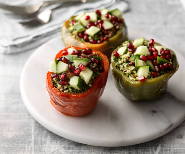 Tabbouleh-stuffed Peppers