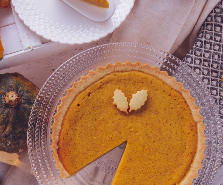 Crostata con crema di zucca