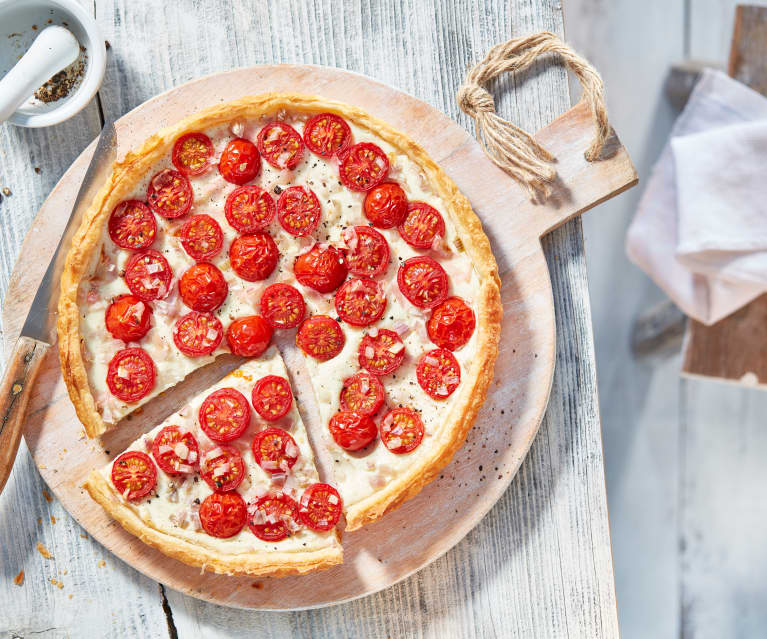 Schneller Tomaten-Ricotta-Pie
