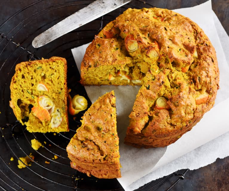 Cake au surimi et à la courgette