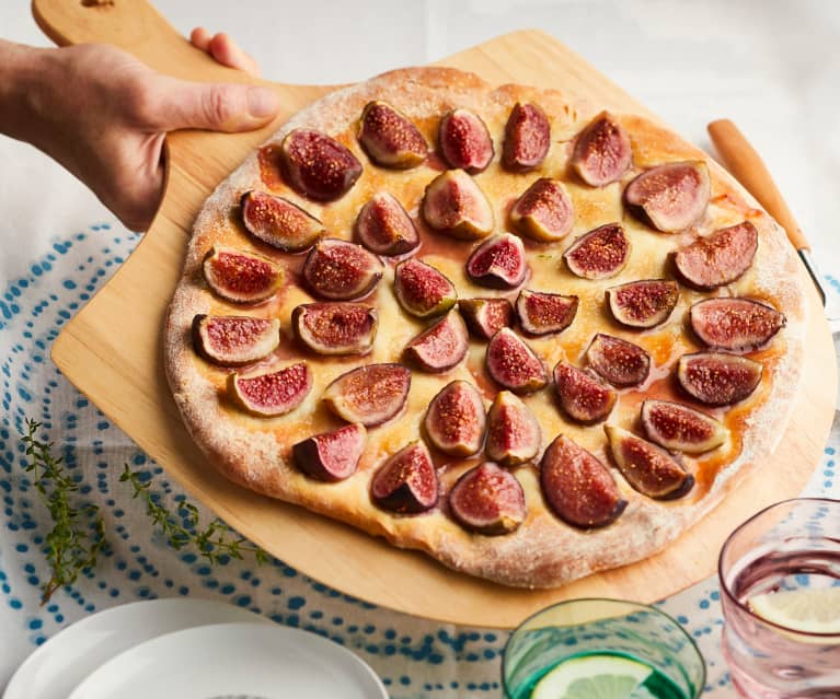 Pizza aux figues