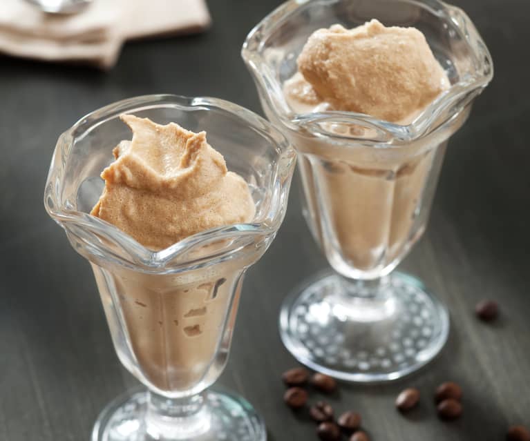 Quick coffee sorbet