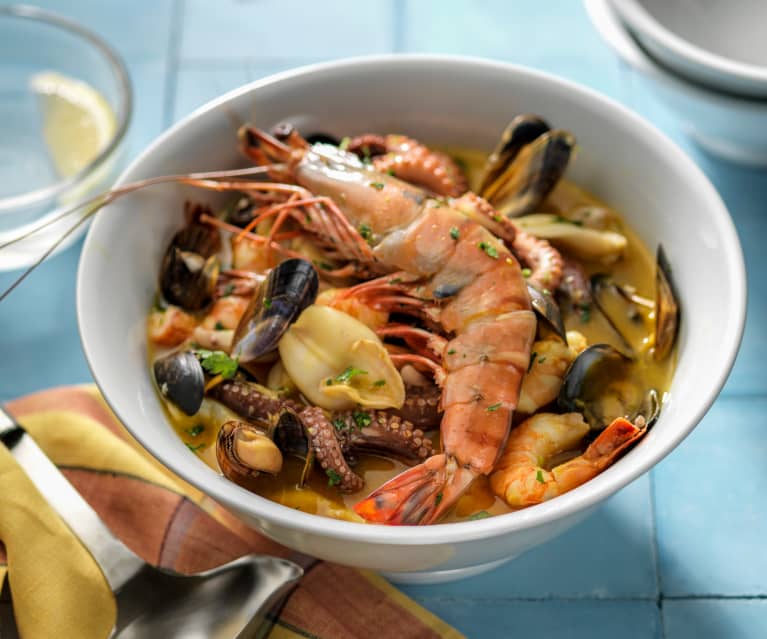 Zuppa di pesce misto