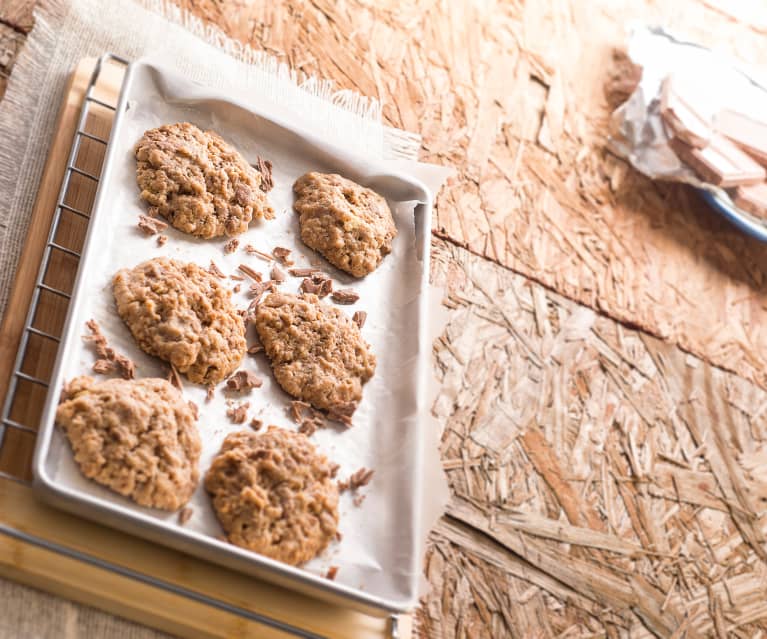 Galletas con chispas de chocolate