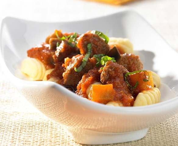 Gulaschtopf "Palermo" mit Gnocchi