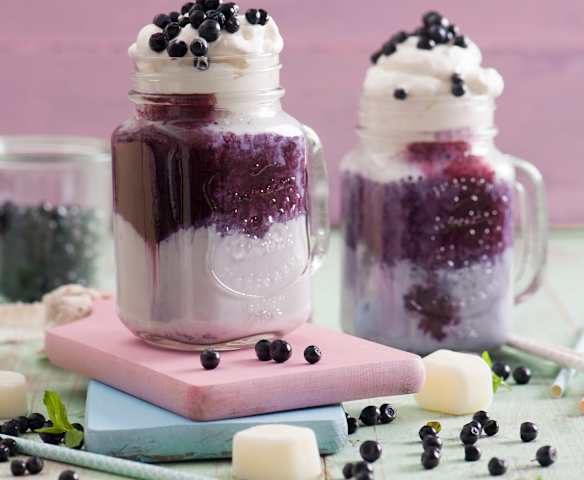 Jagodowe frappuccino