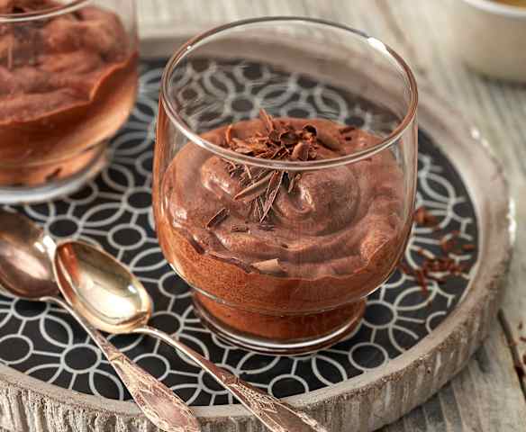 Kichererbsenwasser-Schokomousse