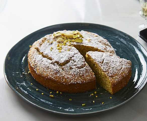 Torta di mandorle e pistacchi Torta di mandorle e pistacchi