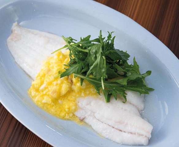 Rødspette med eggesmør