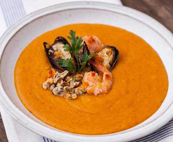 Pirão de frutos do mar
