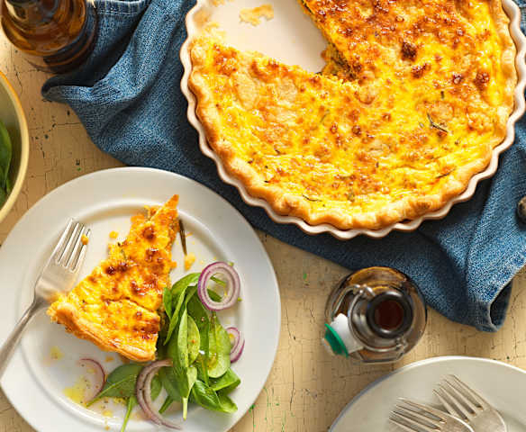 Kürbis-Rosmarin-Quiche