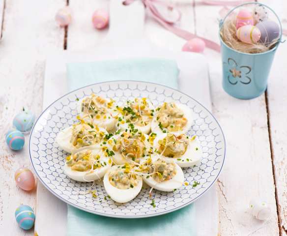 Jajka faszerowane awokado