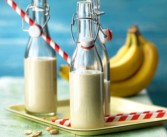 Smoothie med banan og nødderr (2200 kcal)