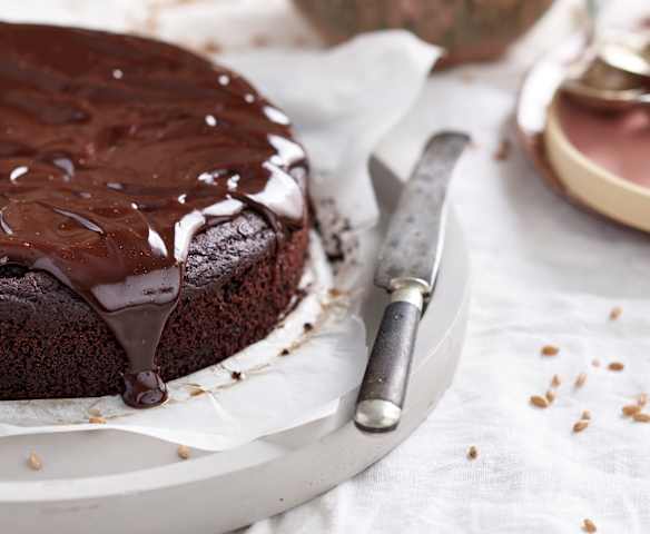 Bolo de chocolate vegan