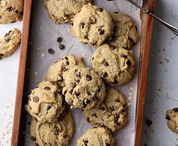 Cookies con pepitas de chocolate (sin lactosa, sin huevo)