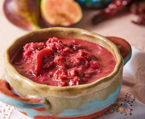 Salsa de zarzamora y chile morita