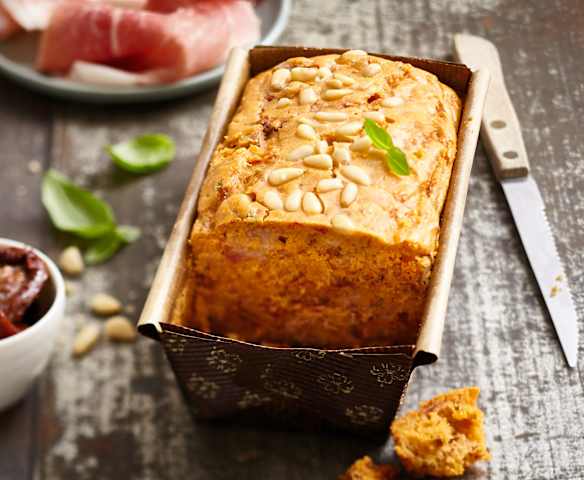 Cake au jambon cru sans gluten