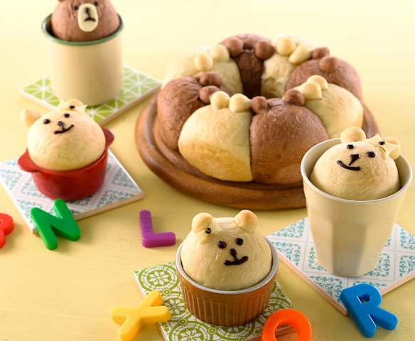 熊熊造形麵包