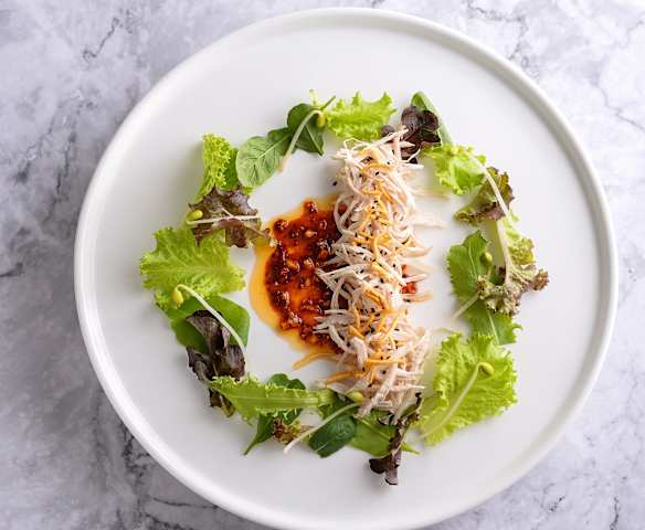 韓風辣拌雞絲沙拉