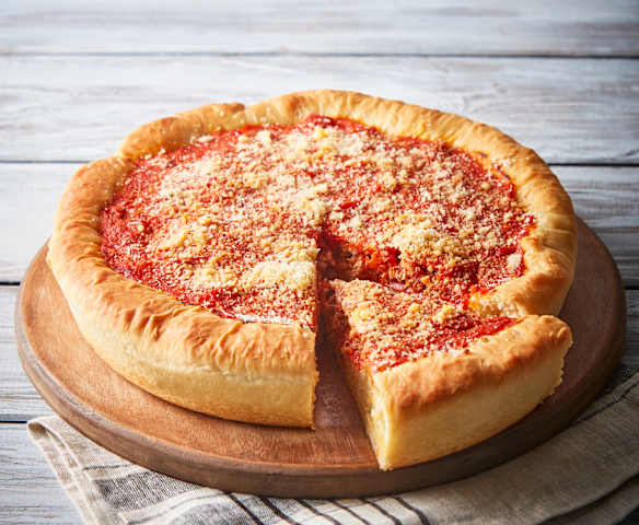 Chicago-Style Deep Dish Pizza