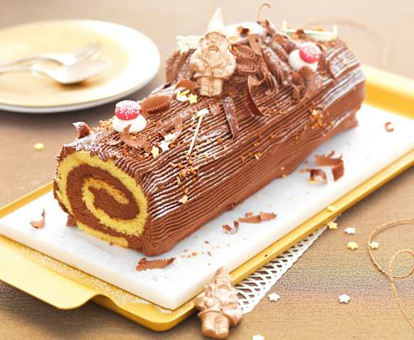 Bûche express au praliné