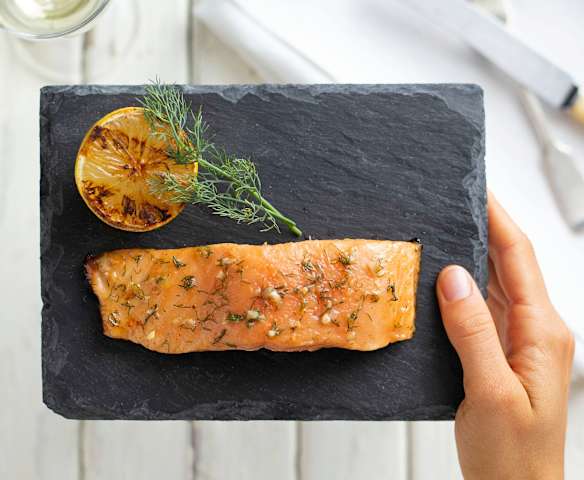 Smoked honey and dill salmon Smoked honey and dill salmon