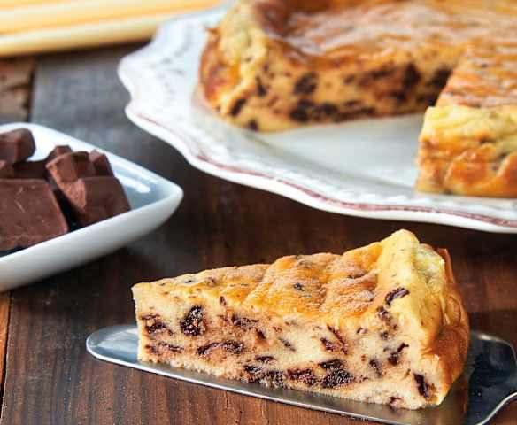 Gateau di ricotta e cioccolato