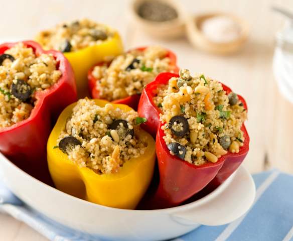 Stuffed Peppers with Herbed Quinoa Stuffed Peppers with Herbed Quinoa