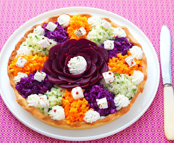 Tarte aux crudités