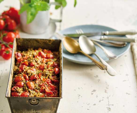 Pudim de carne e arroz integral Pudim de carne e arroz integral