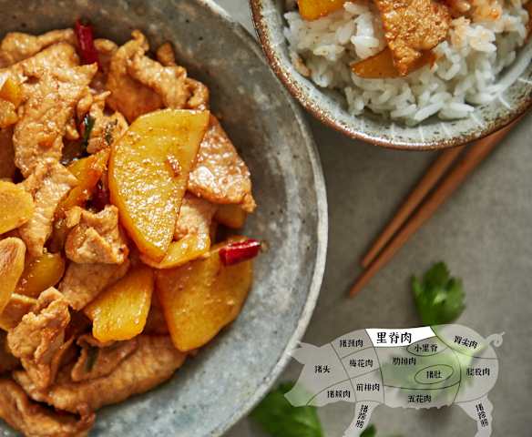 土豆炒肉片