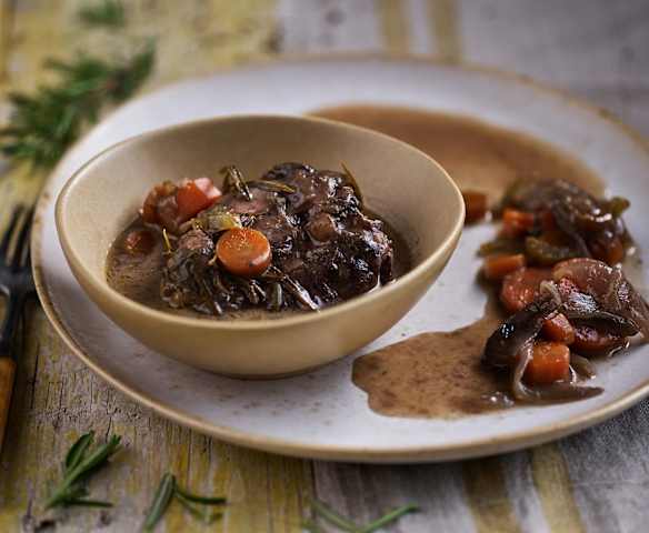 Sous-vide Pork Cheeks in Red Wine