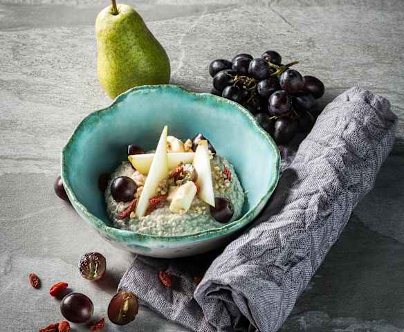 Herbstlicher Buchweizenbrei