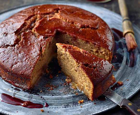 Rotwein-Bratapfel-Kuchen