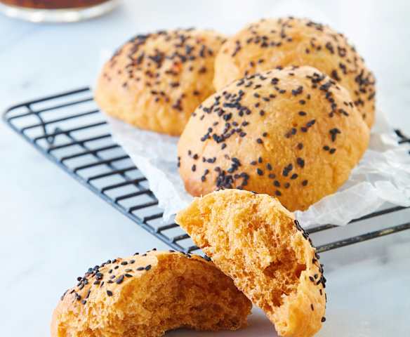 Bollo vegano de jitomate deshidratado