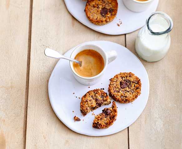 Palets de céréales aux pépites de chocolat noir