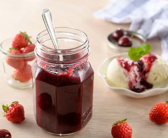 草莓黑櫻桃果醬