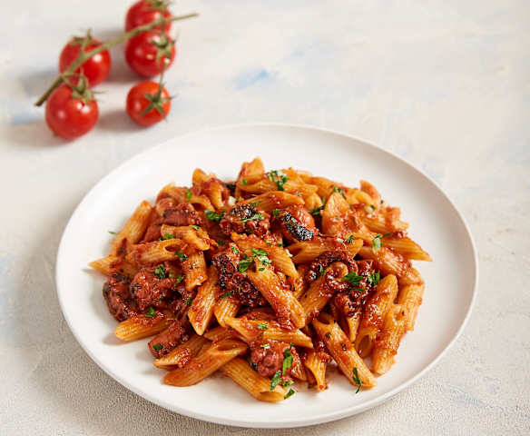 Penne al ragù di polpo
