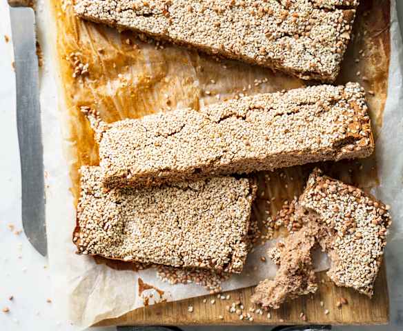 Pain sans gluten au sésame et au kasha